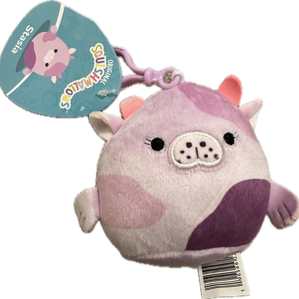 Nwt 3” Stasia the Seacow Clip Squishmallows